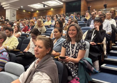 Photo of attendees at a medical conference