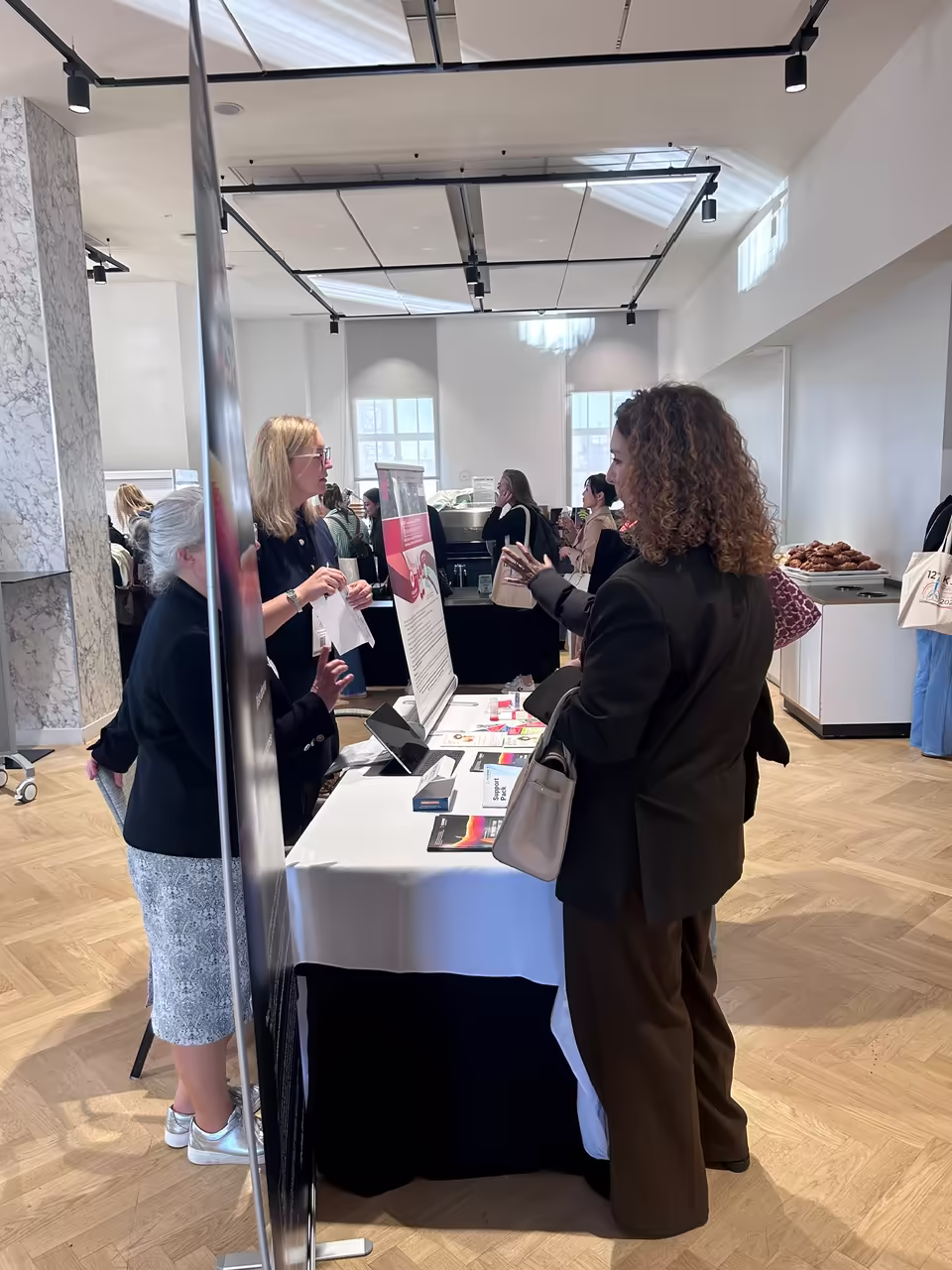 Exhibitors at the KJP Conference