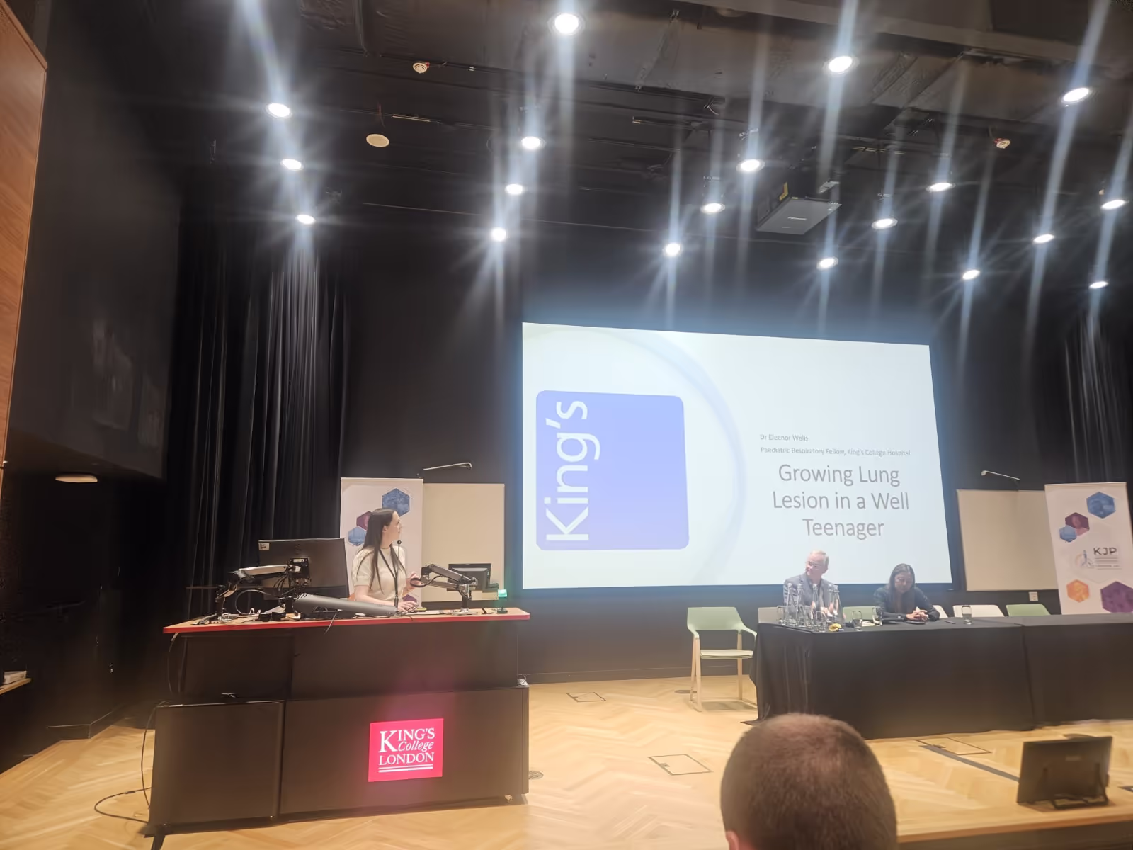 KJP Paediatric Respiratory Conference - Speaker presenting on stage