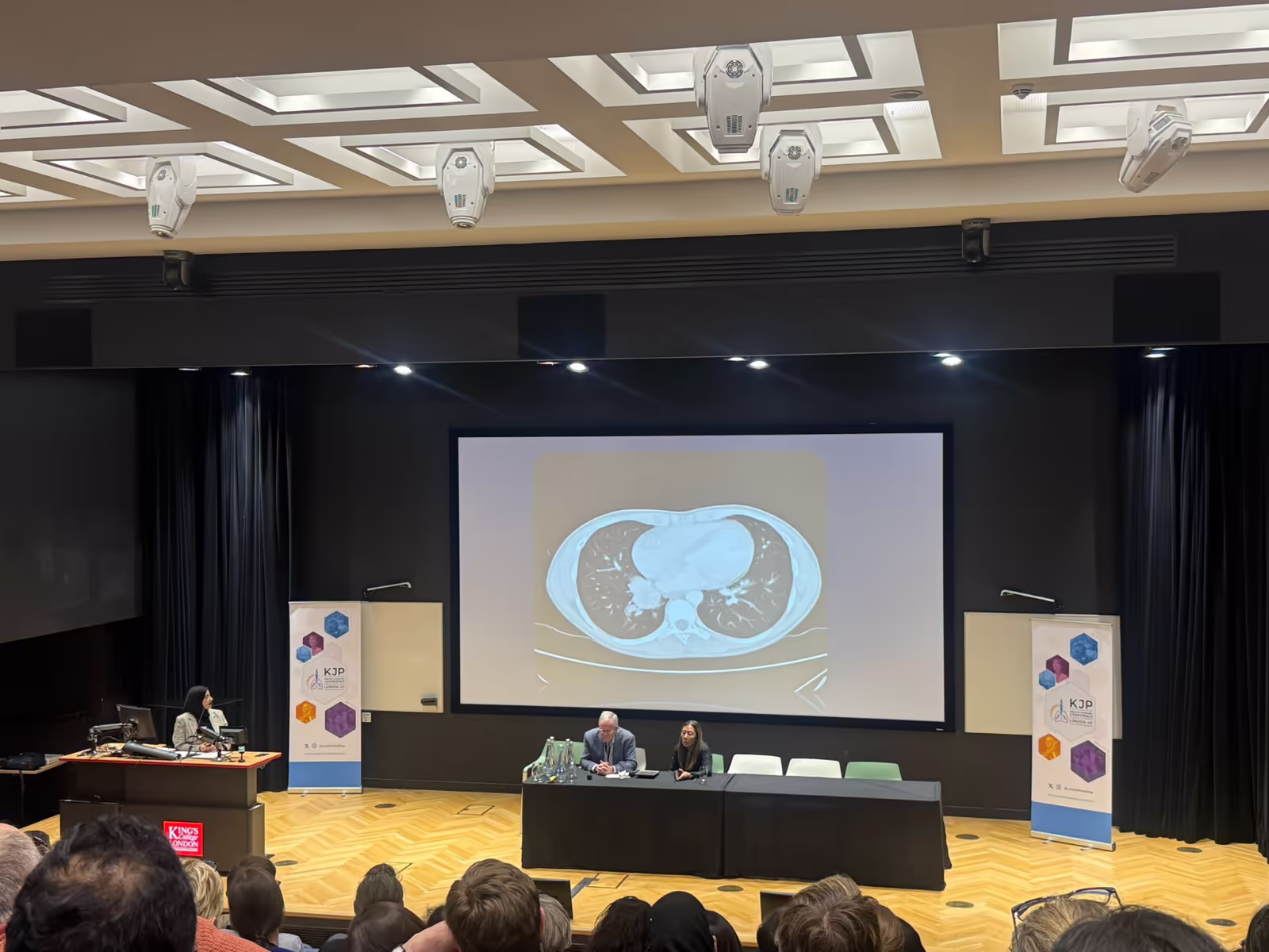 KJP Paediatric Respiratory Conference - Speaker presenting on stage