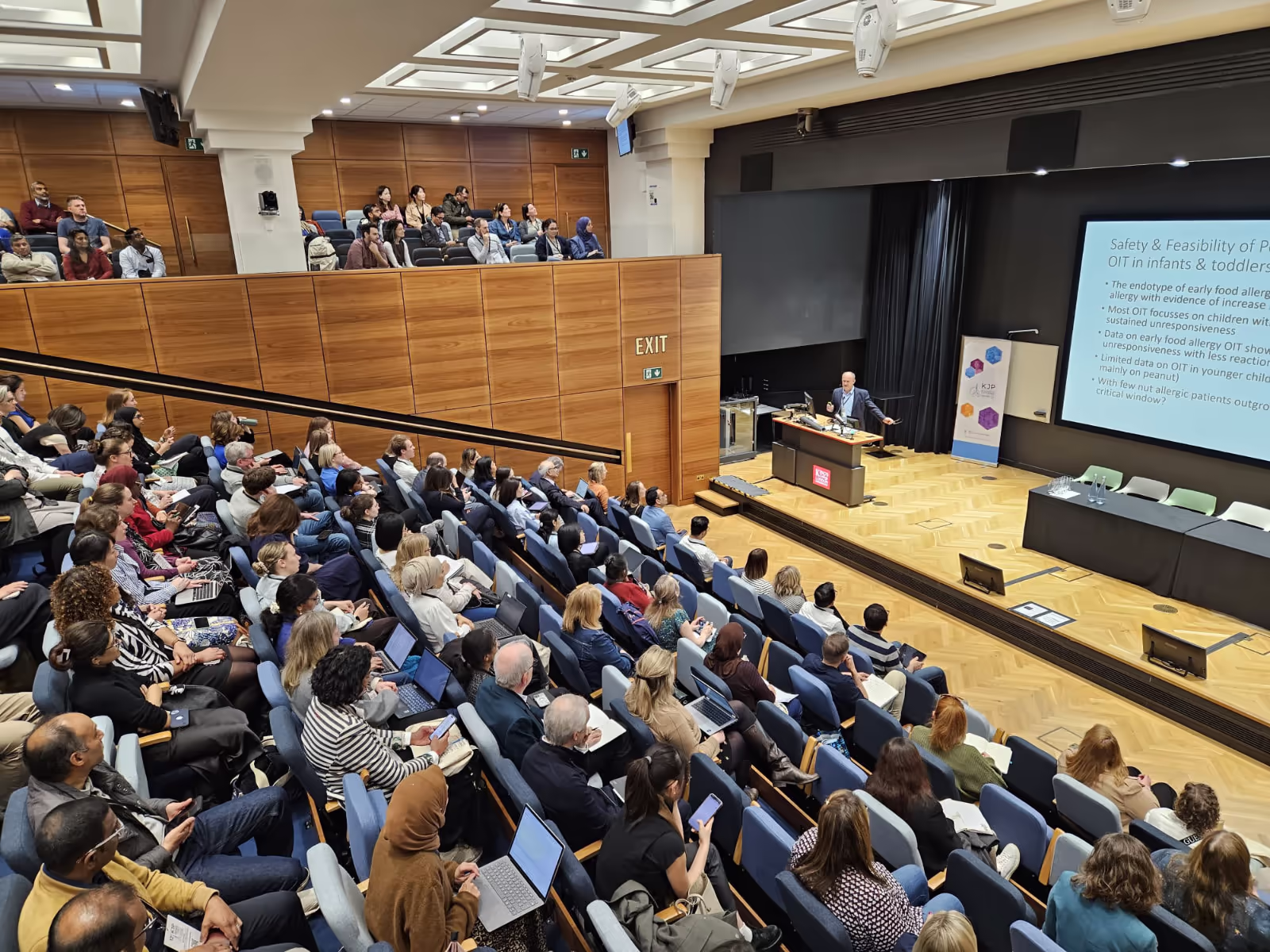 KJP Paediatric Respiratory Conference - Speaker presenting on stage