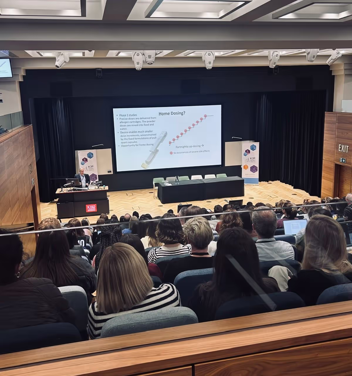 KJP Paediatric Respiratory Conference - Speaker presenting on stage